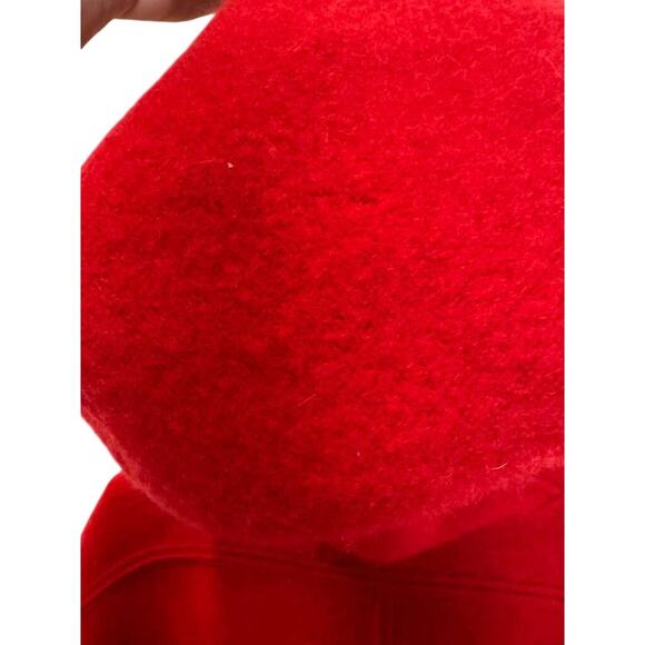 Vintage L.L.Bean 100% Wool Hooded Jacket Women’s M Red Austria  Outerwear - Picture 5 of 13